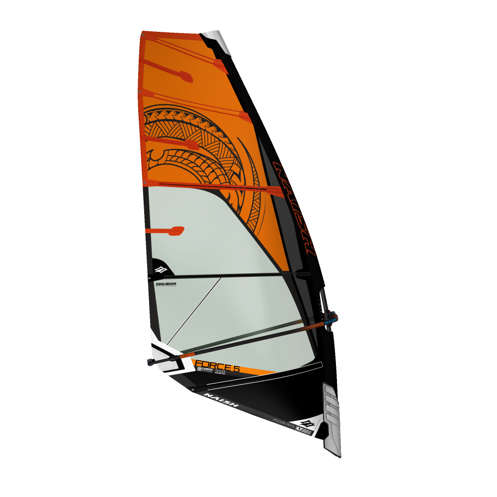 Naish Force 5 Windsurf Sail 2021 Interactive 3D view
